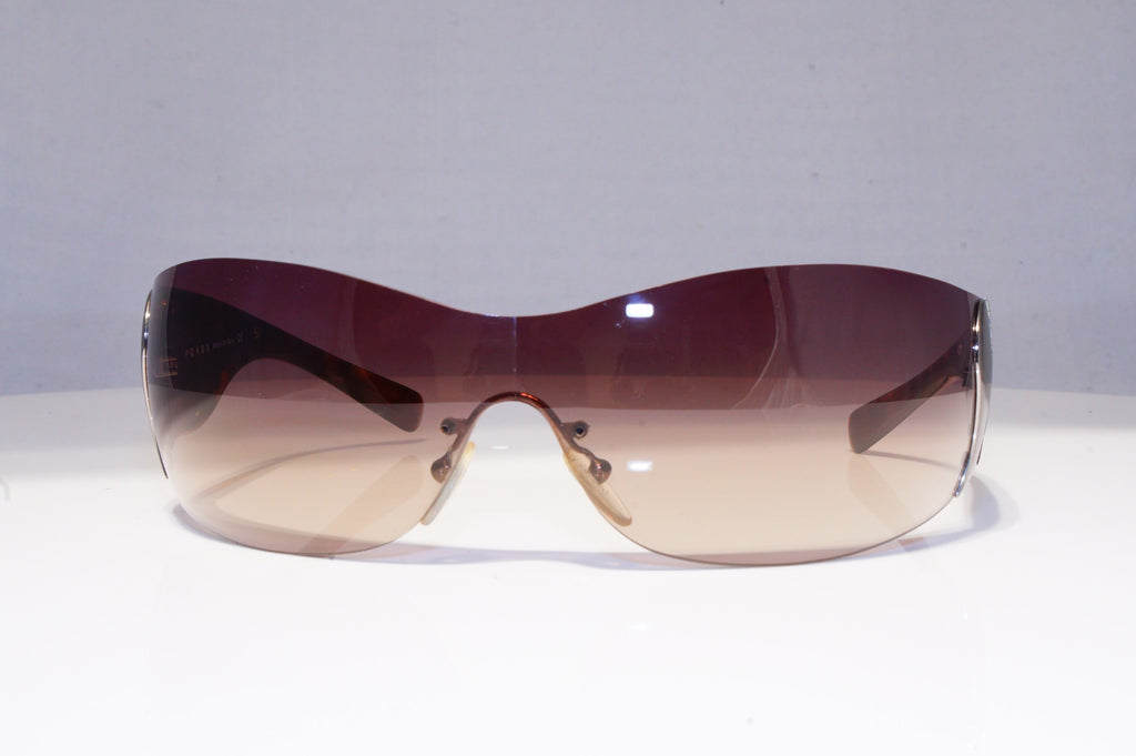 PRADA Womens Designer Sunglasses Brown Shield SPR 58F 2BU-6S1 20375