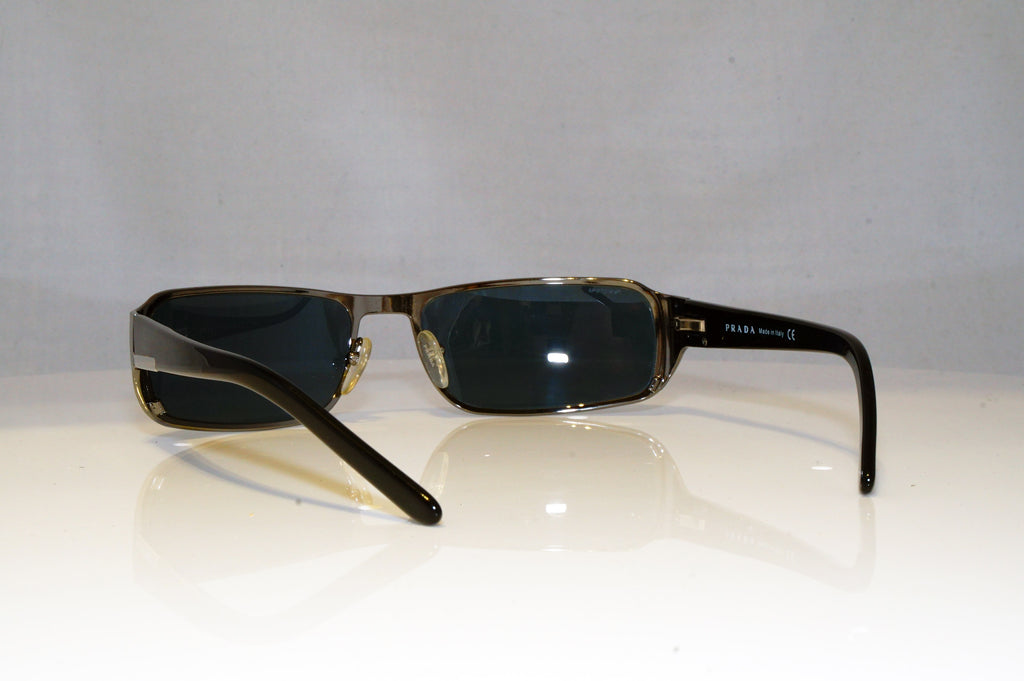 PRADA Mens Designer Sunglasses Black Rectangle SPR 52F 5AV-1A1 17123