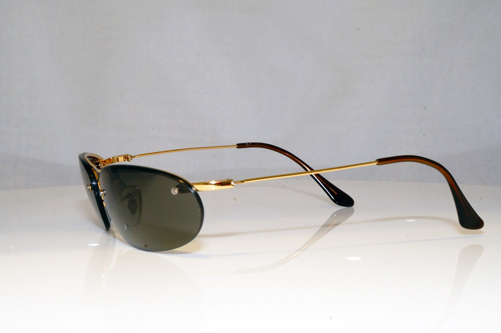 RAY-BAN Mens Vintage Designer Sunglasses Gold Rimless RB 2114 GLD 17325