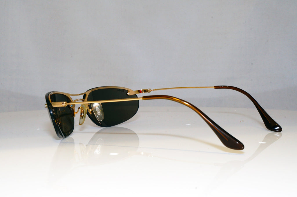 RAY-BAN Mens Vintage Designer Sunglasses Gold Rimless RB 2114 GLD 17325