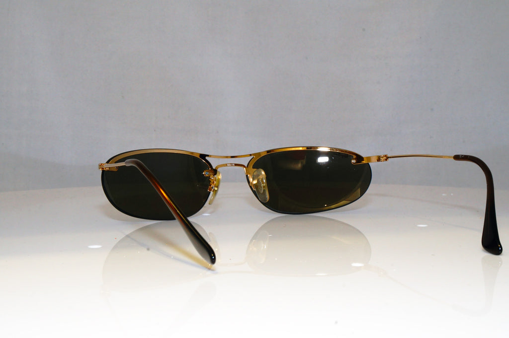 RAY-BAN Mens Vintage Designer Sunglasses Gold Rimless RB 2114 GLD 17325