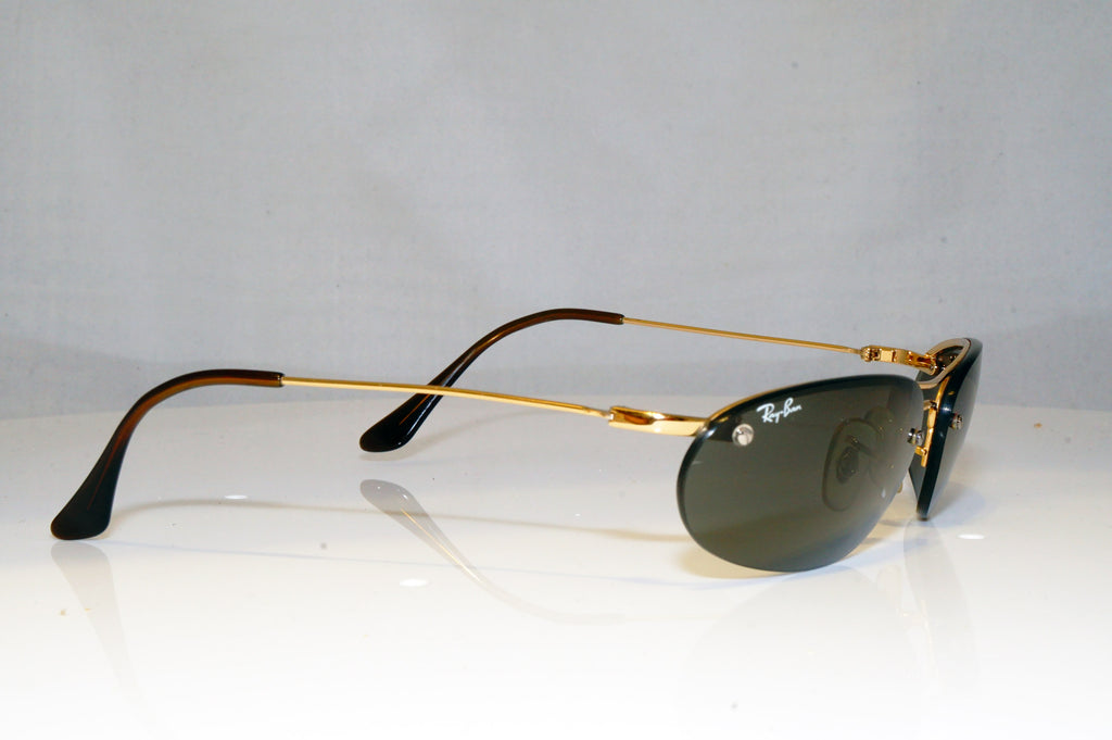 RAY-BAN Mens Vintage Designer Sunglasses Gold Rimless RB 2114 GLD 17325