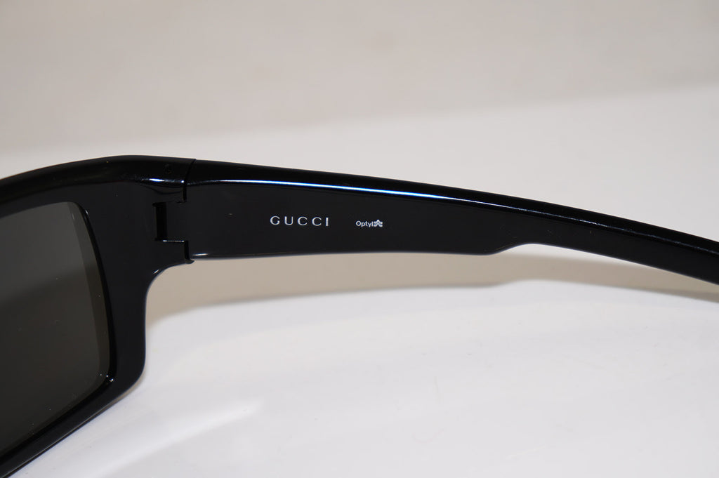 GUCCI Vintage Mens Designer Sunglasses Black Shield GG 1463 584 16519