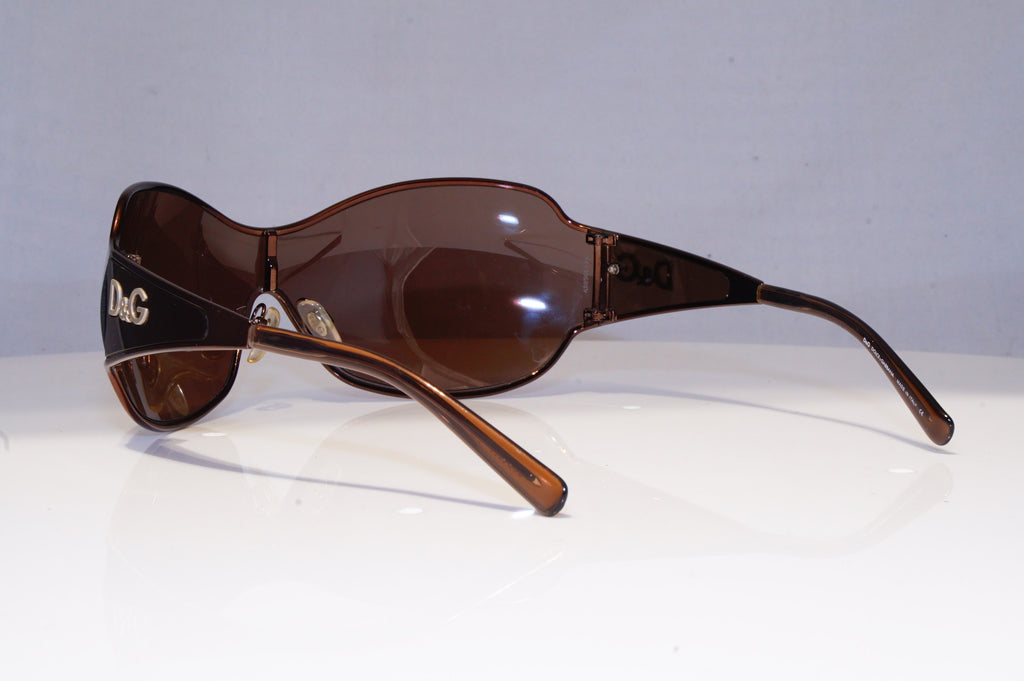 DOLCE & GABBANA Womens Designer Sunglasses Brown Shield D&G 6006 012/73 20349