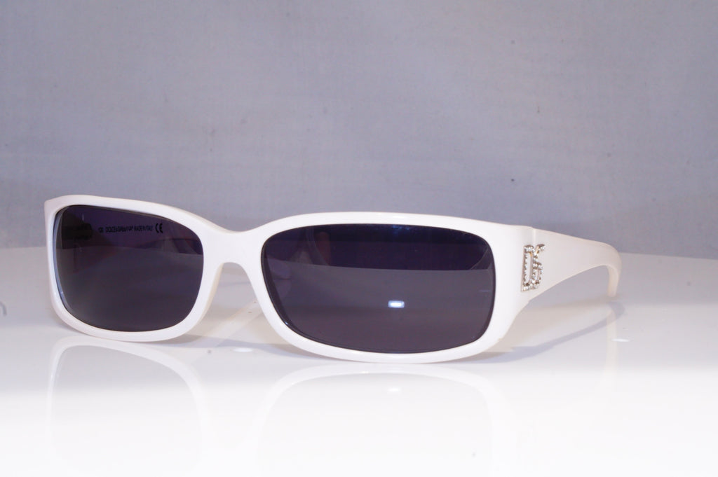 DOLCE & GABBANA Womens Diamante Designer Sunglasses White GAP DG 642S 483 19314