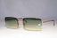 GUCCI Mens Vintage Designer Sunglasses Gold Rectangle GG 1653 T&J 17327