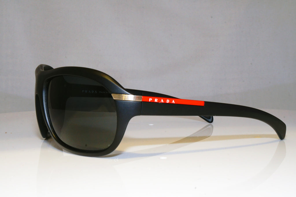 PRADA Mens Designer Sunglasses Black Wrap SPS 04I 1BO-1A1 17119