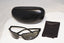 PRADA Vintage Mens Designer Sunglasses Black Wrap SPR 05E 1AB-1A1 15831