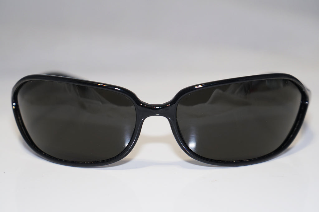 PRADA Vintage Mens Designer Sunglasses Black Wrap SPR 05E 1AB-1A1 15831