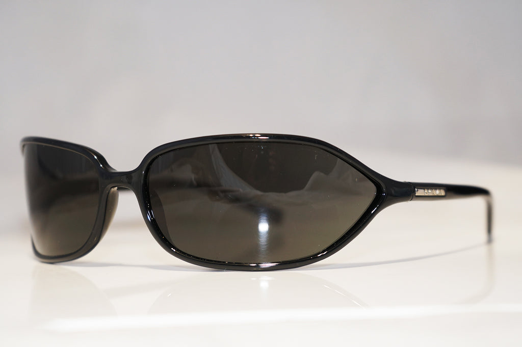 PRADA Vintage Mens Designer Sunglasses Black Wrap SPR 05E 1AB-1A1 15831