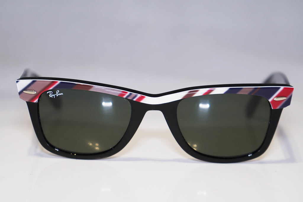 RAY-BAN Mens Unisex Designer Sunglasses Black Wayfarer II RB 2143 1034 15456