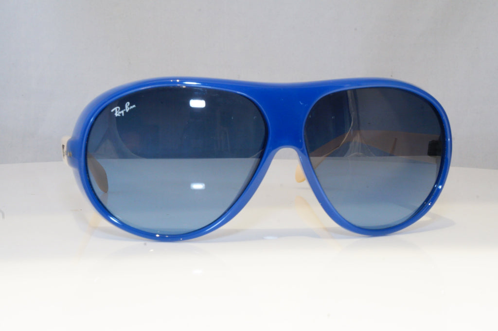 RAY-BAN Womens Designer Sunglasses Blue Oval RB 4112 725/8F 19261