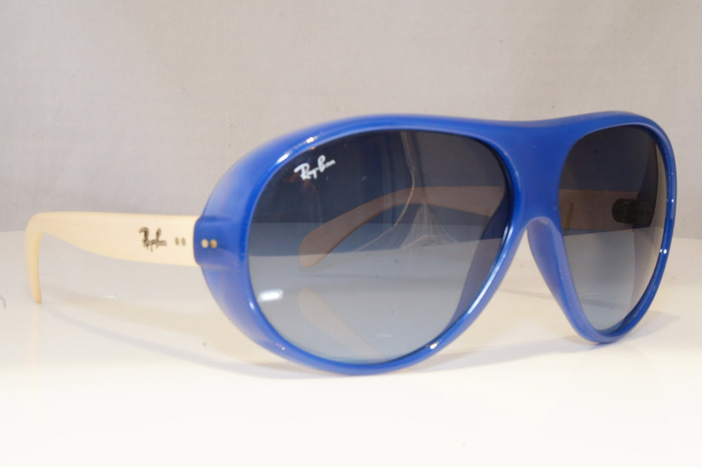 RAY-BAN Womens Designer Sunglasses Blue Oval RB 4112 725/8F 19261