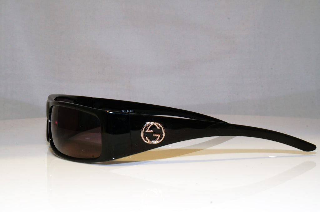 GUCCI Mens Vintage Designer Sunglasses Black Oval GG 2516 584 17111