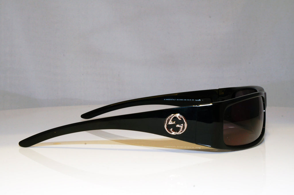 GUCCI Mens Vintage Designer Sunglasses Black Oval GG 2516 584 17111