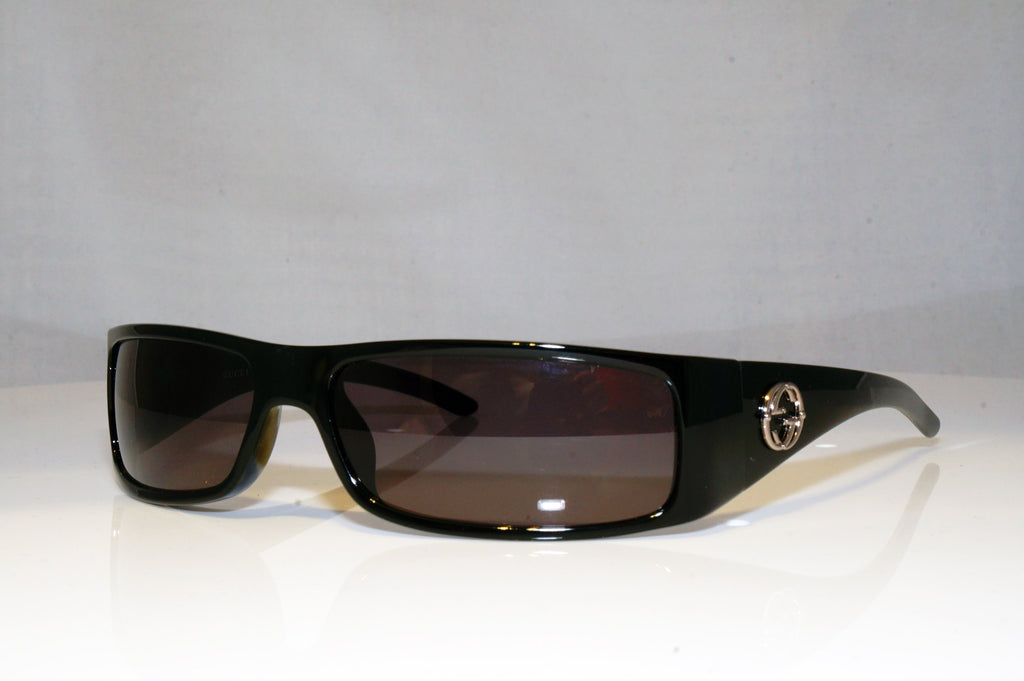 GUCCI Mens Vintage Designer Sunglasses Black Oval GG 2516 584 17111