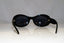 GUCCI Womens Vintage Designer Sunglasses Black Oval GG 2400 Mar-02 17124