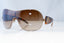 VERSACE Womens Diamante Designer Sunglasses Brown Shield SKI 2061 1169/13 19260