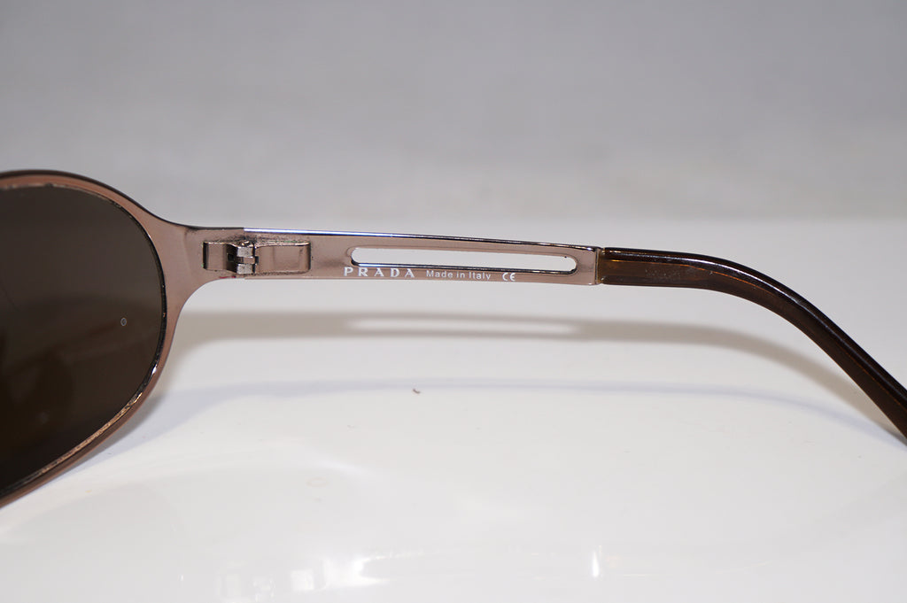 PRADA Mens Designer Sunglasses Brown Wrap SPR 51H 4AC-8C1 15803