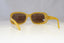 GUCCI Mens Womens Vintage Designer Sunglasses Brown Rectangle GG 2435 T6M 19289