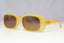 GUCCI Mens Womens Vintage Designer Sunglasses Brown Rectangle GG 2435 T6M 19289