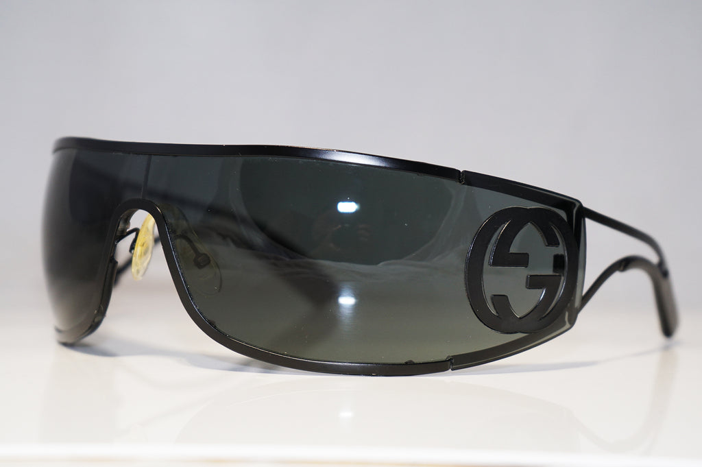 GUCCI Mens Designer Sunglasses Black Shield GG 2800 003VA 15800