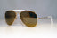 RAY-BAN Mens Designer Sunglasses White Aviator RB 3407 001/3K 17373