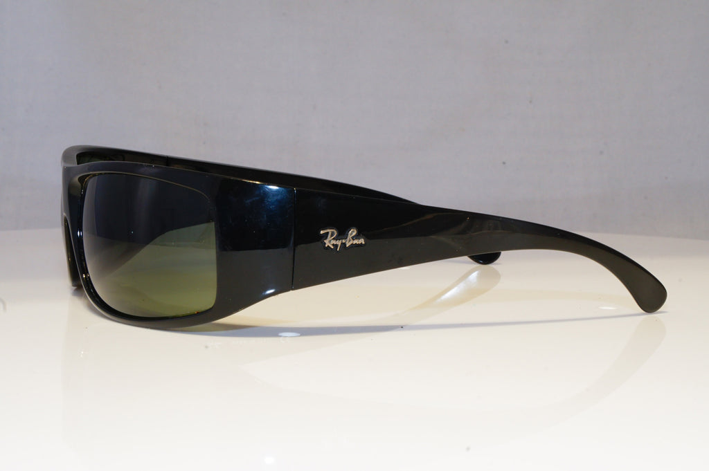 RAY-BAN Mens Designer Sunglasses Black Wrap RB 4108 601 18984