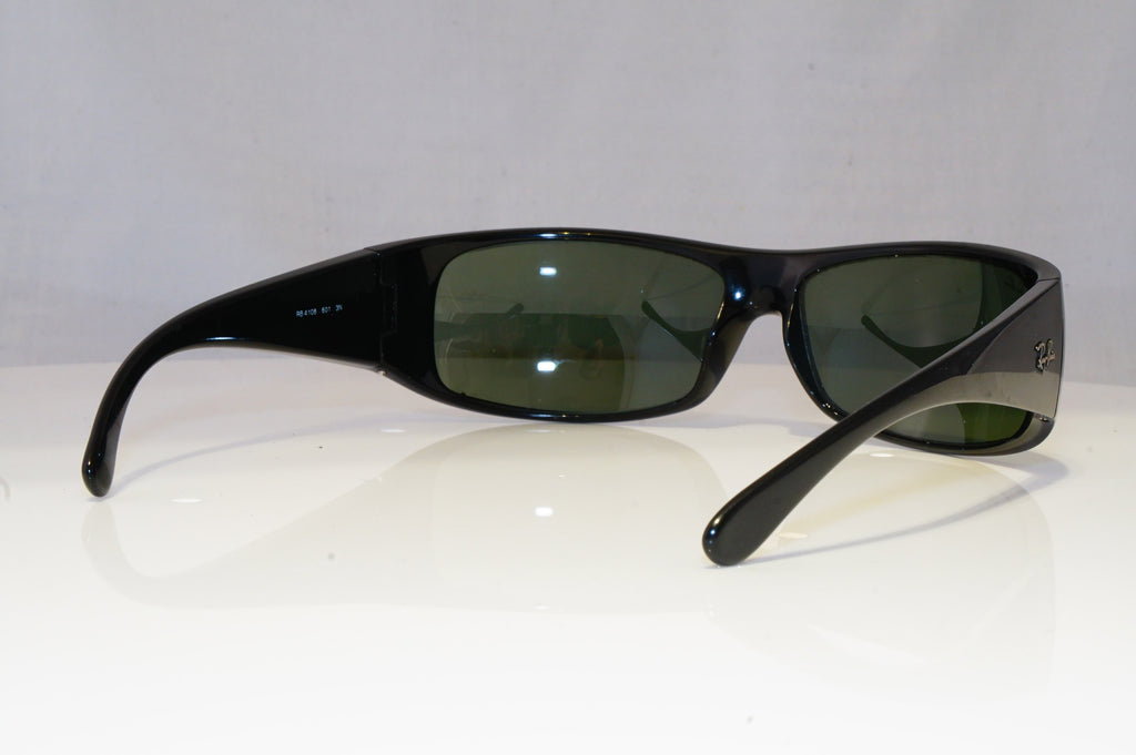 RAY-BAN Mens Designer Sunglasses Black Wrap RB 4108 601 18984