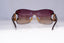 *DAMAGED* CHANEL Womens Designer Sunglasses Brown Shield 4125 106/8G 19782