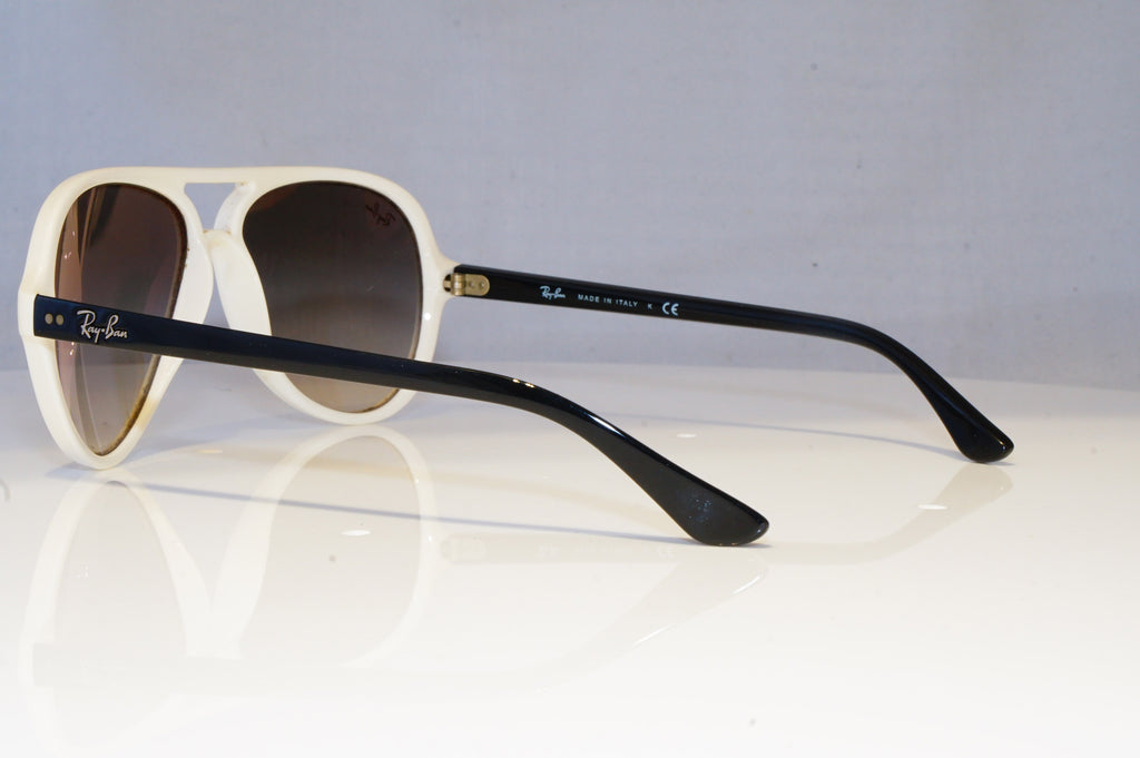 RAY-BAN Mens Designer Sunglasses White CATS 5000 RB 4125 722/32 18949