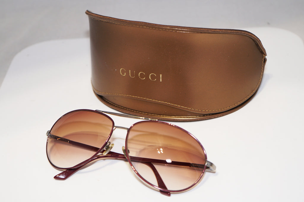 GUCCI Womens Designer Sunglasses Silver Aviator GG 1889 WTR3Y 15816