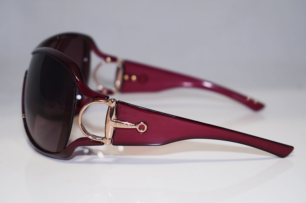 GUCCI Womens Designer Sunglasses Burgundy Oversized GG 2918 GTEUQ 15733