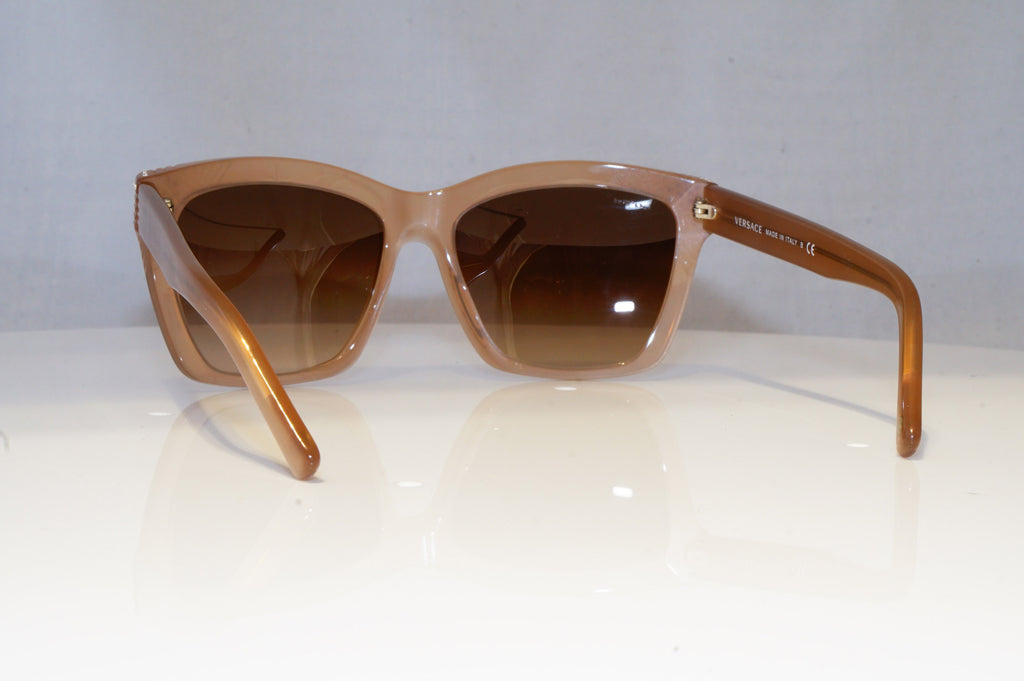 VERSACE Womens Diamante Designer Sunglasses Brown Butterfly 4213 937/13 18962