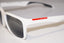 PRADA Mens Designer Polarized Mirror Sunglasses White SPS 04O AAI-2F2 14574