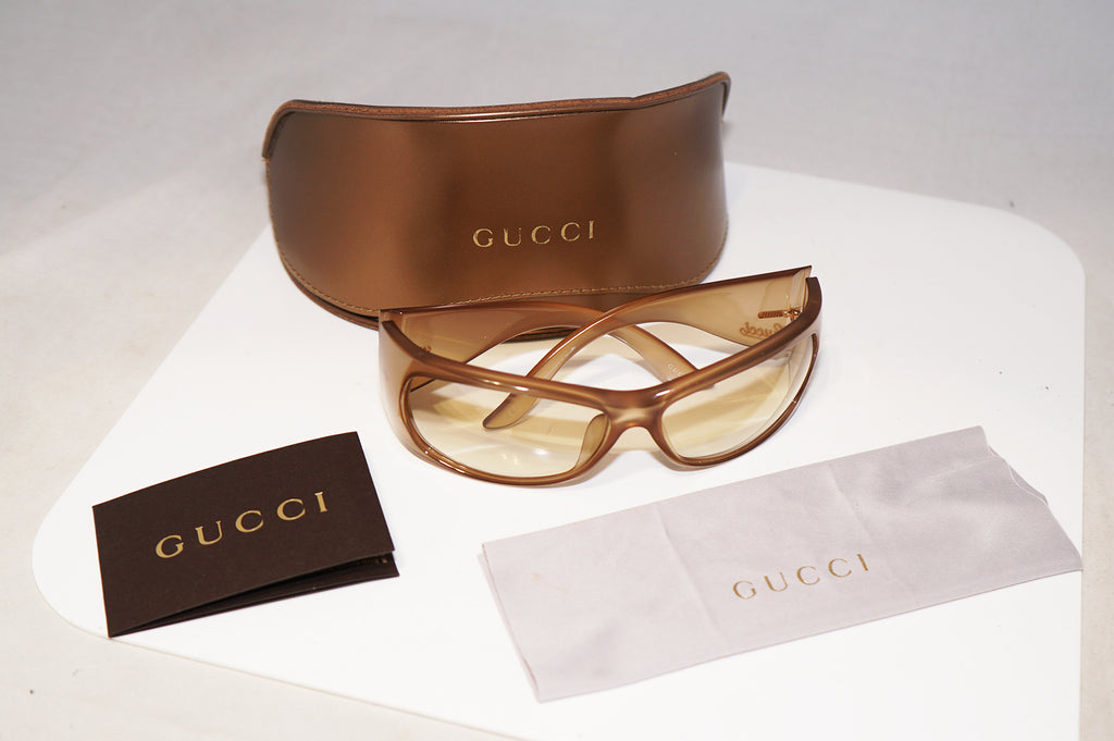 GUCCI Immaculate Womens Designer Sunglasses Brown Wrap GG 2962 REP1M 15703