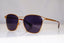 PRADA Womens Designer Sunglasses Gold Square SPR 54T 7OE-602 17990