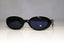 GUCCI Womens Vintage Designer Sunglasses Black Oval GG 2419 807 17347