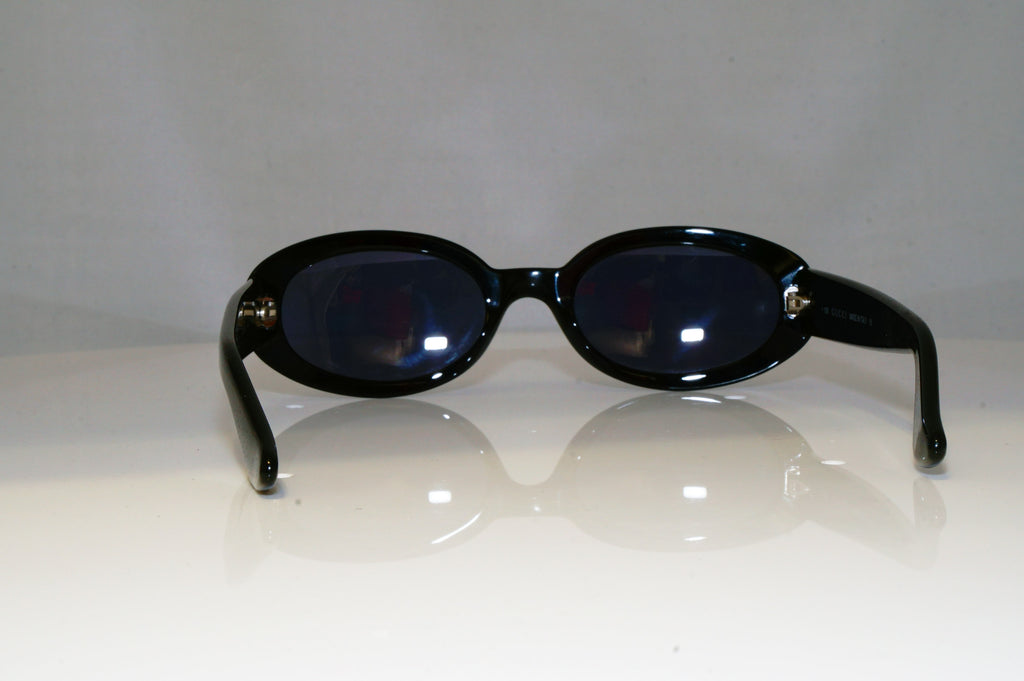 GUCCI Womens Vintage Designer Sunglasses Black Oval GG 2419 807 17347