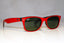 RAY-BAN Mens Unisex Designer Sunglasses Red NEW WAYFARER RB 2132 769 17339