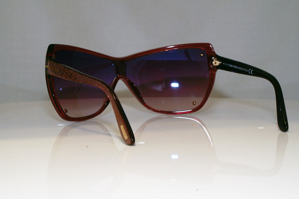 TOM FORD Womens Designer Sunglasses Brown Shield EKATERINA TF363 71Z 17137