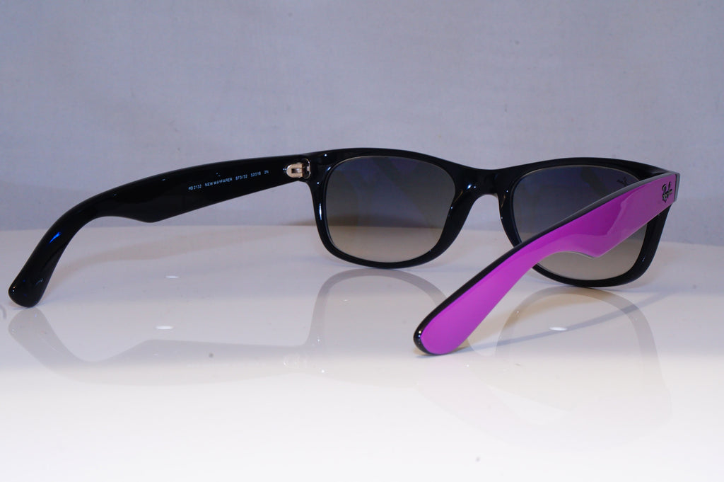 RAY-BAN Mens Designer Sunglasses Violet Rectangle RB 2132 873/32 18936