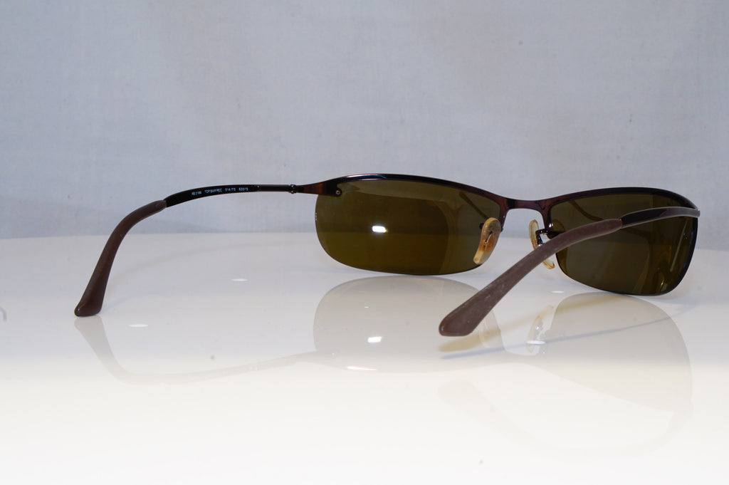 RAY-BAN Mens Designer Sunglasses Brown Wrap TOP BAR REC RB 3186 014/73 18938