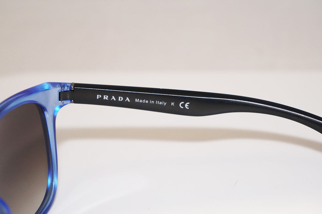 PRADA Immaculate Mens Designer Sunglasses Blue Square SPS 03O TWY-0A7 14634