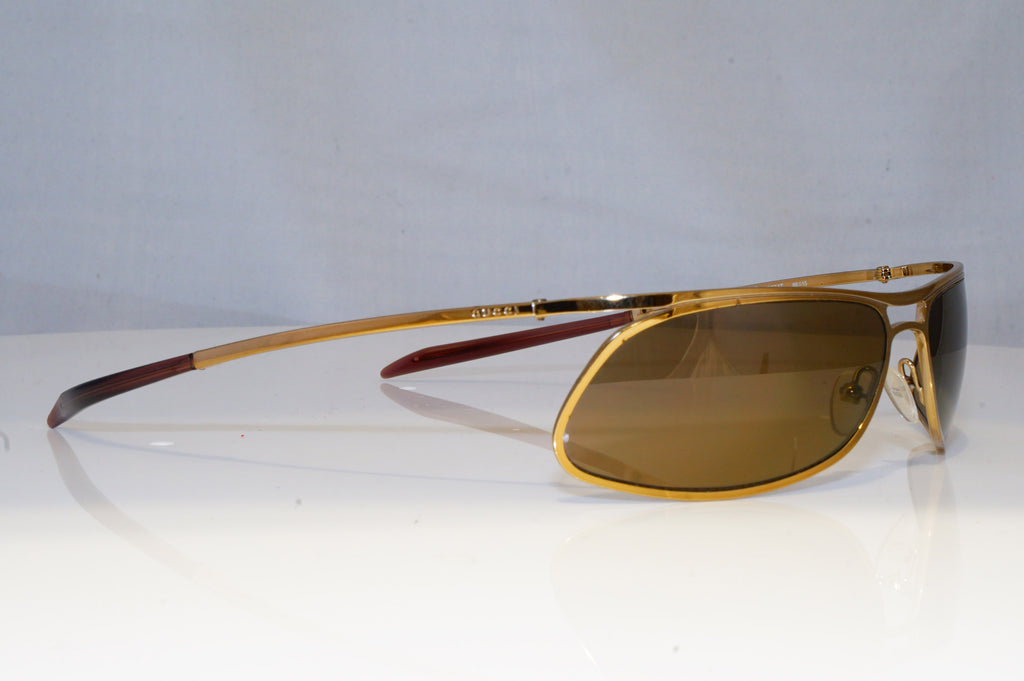 GUCCI Mens Boxed Vintage Designer Sunglasses Gold Wrap GG 1672 577AT 18941