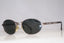 EMPORIO ARMANI 1990 Vintage Mens Designer Sunglasses Silver Oval 107-S 815 14469