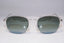 GUCCI 1990 Vintage Mens Designer Sunglasses Silver Oval GG 1624 YB7 15841