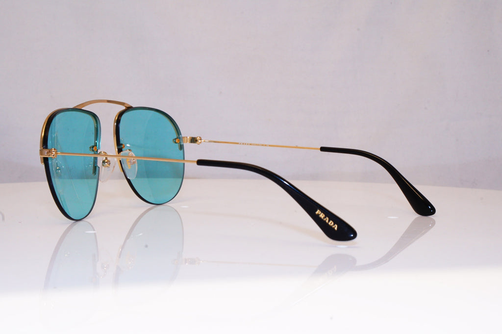 PRADA Mens Womens Unisex Designer Sunglasses Gold Aviator SPR 58O 5AK-085 18430