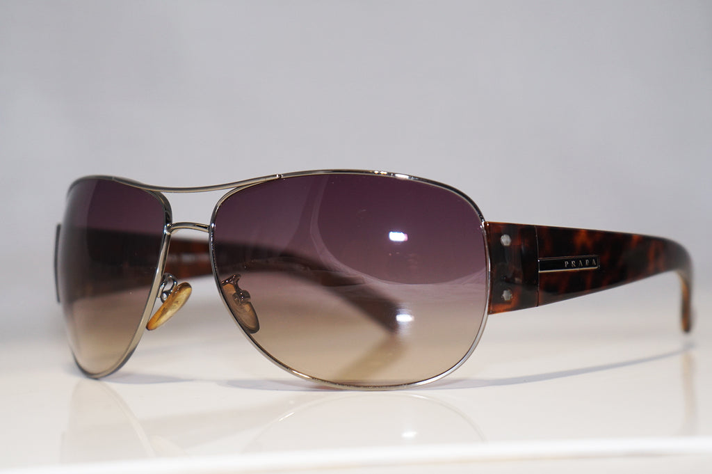 PRADA Mens Designer Sunglasses Brown Aviator SPR 52G 5AV-6S1 15845