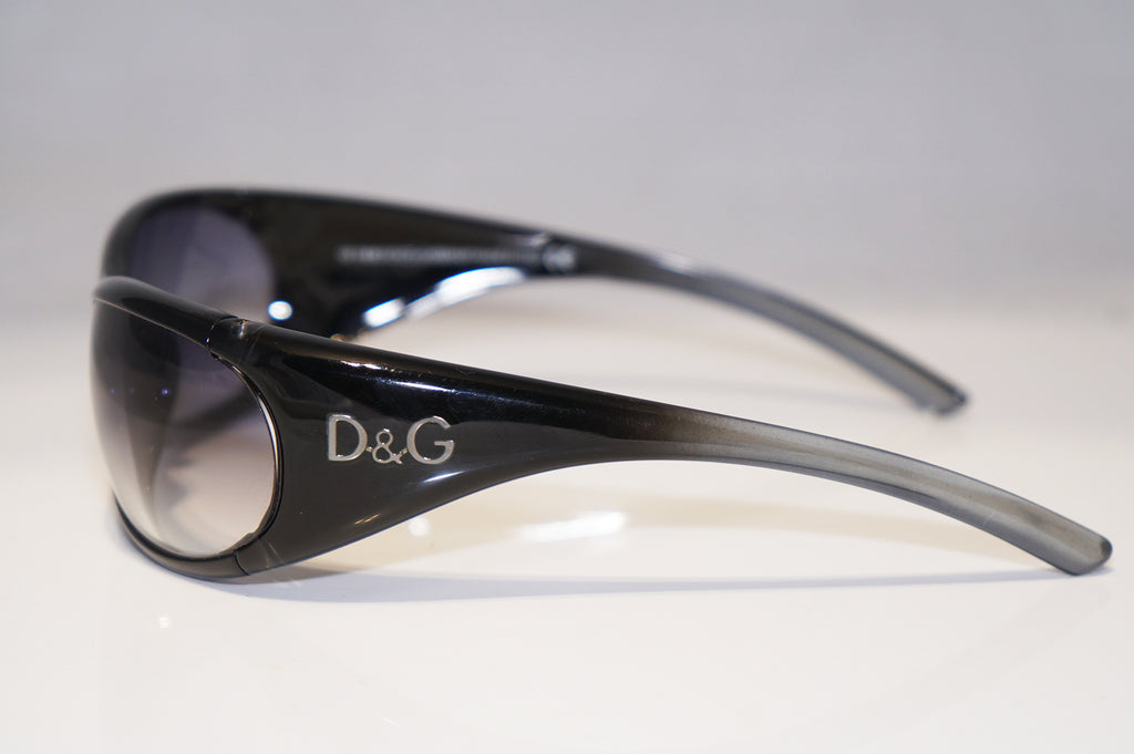 DOLCE & GABBANA Mens Unisex Designer Sunglasses Black Wrap D&G 2189 338 15840